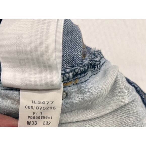 Abercrombie & Fitch Men's Langdon Skinny Blue Jeans Size 33 x 32 Stretch Denim - Picture 12 of 14